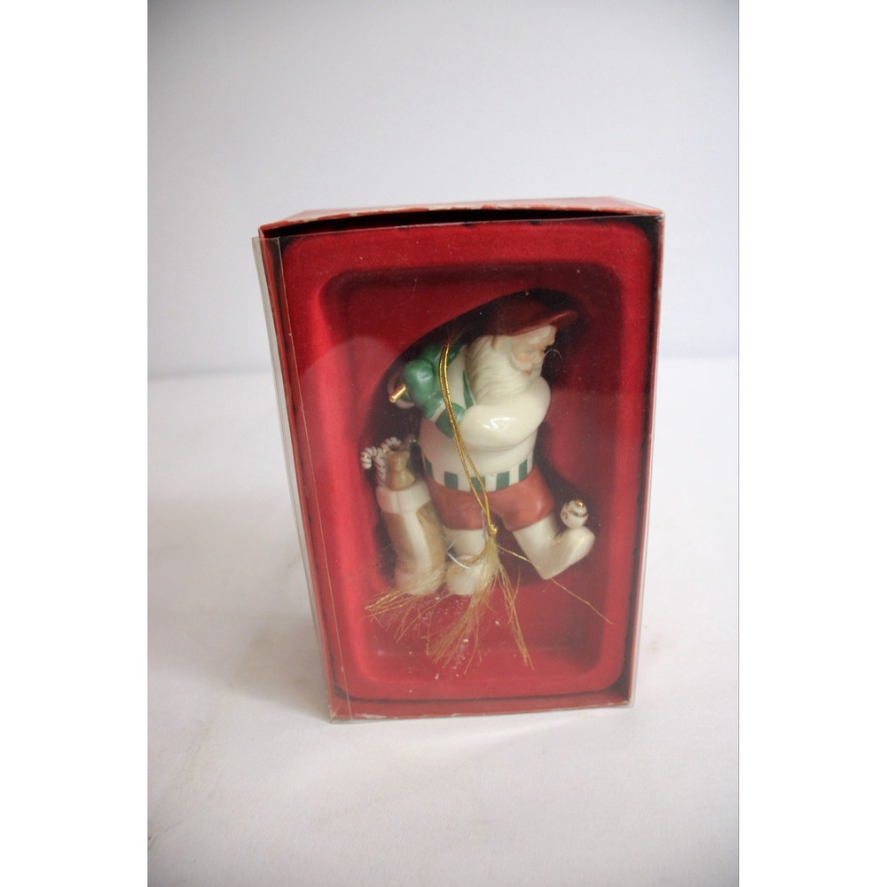 Lenox Ornament ~ "SANTA GOLFER" ~ Comes with Original Box